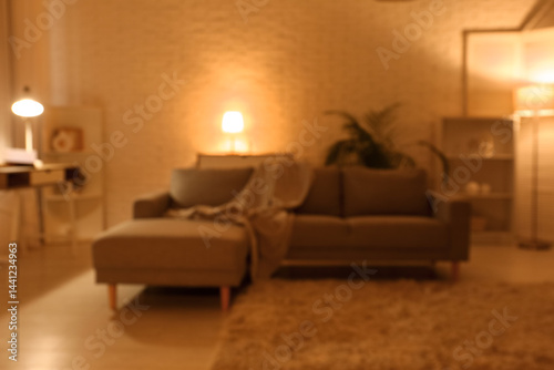Interior of night living ro...