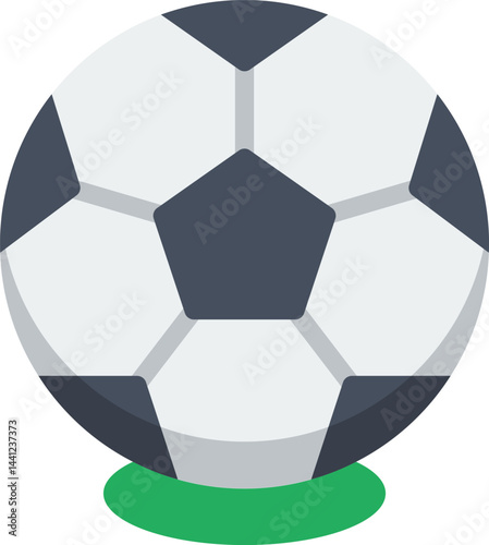 football illustration on a white background    