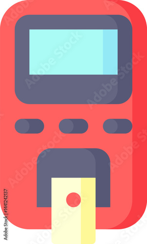 hemoglobin test meter illustration on a white background     