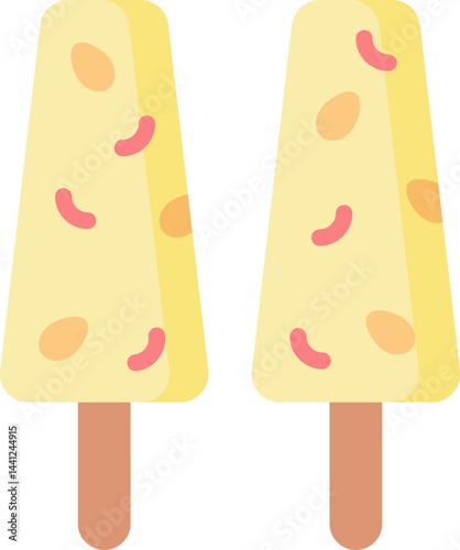 kulfi illustration on a white background     