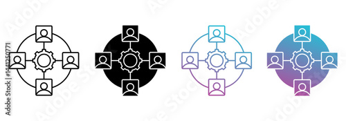 Analytical Group best icon sheet with line, glyph, gradient multistyle collection of elements for designbest icon sheet with line, glyph, gradient multistyle collection of elements for design