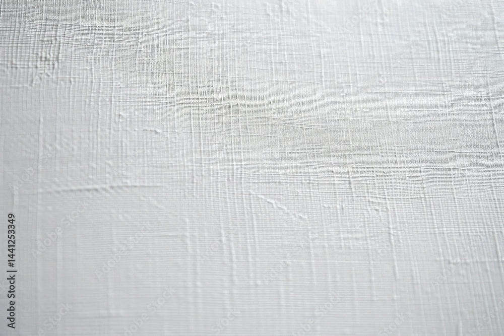 Close-up of white textured surface with a grid-like pattern and subtle raised lines creating an abstract design