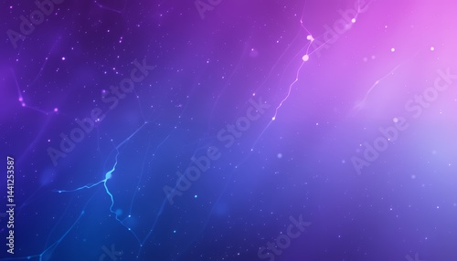 Neon Purple to Electric Blue Gradient