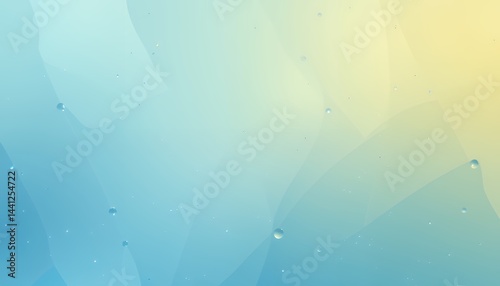 Sky Blue and Soft Yellow Sunrise Gradient
