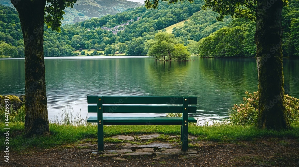 Serene Lakeside Bench Peaceful Green Nature Tranquil View Scenic Landscape Picturesque Summer Day Relaxing Outdoors Solitude Calm Water Beautiful Scenery Breathtaking Vista Serene Lakeside Bench Peaceful Green Nature Tranquil View Scenic Landscape Picturesque Summer Day Relaxing Outdoors Solitude Calm Water Beautiful Scenery Breathtaking Vista