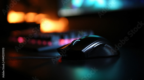 Gaming Mouse on Desk
