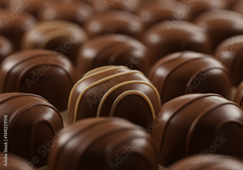 Tightly Packed Pralines Ultra Low Angle Creamy Blur Depth
