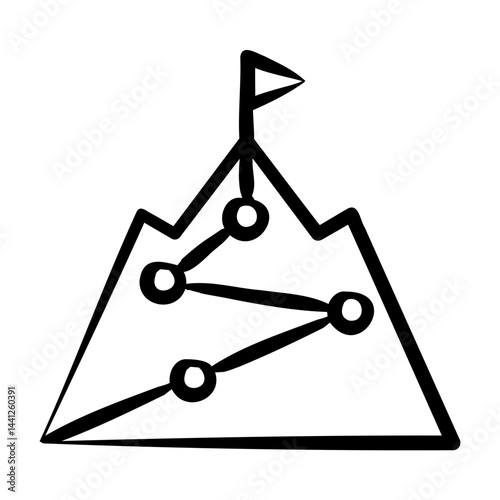 Success Map Icon