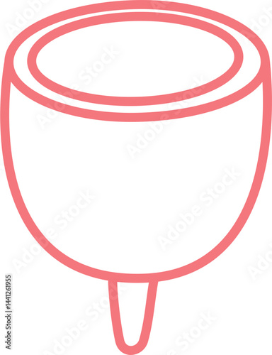 Mensturation cup doodle