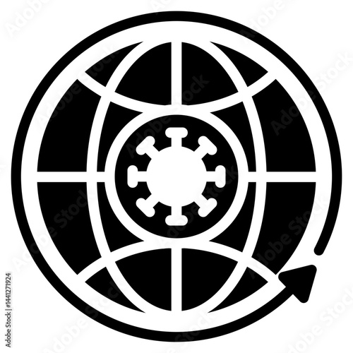 Pandemic Glyph Icon