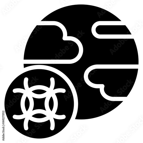 Plague Glyph Icon