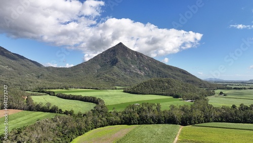 Aerial photo of Walshes Pyramid Cairns Queensland Australia photo