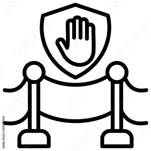 Restricted Outline Icon
