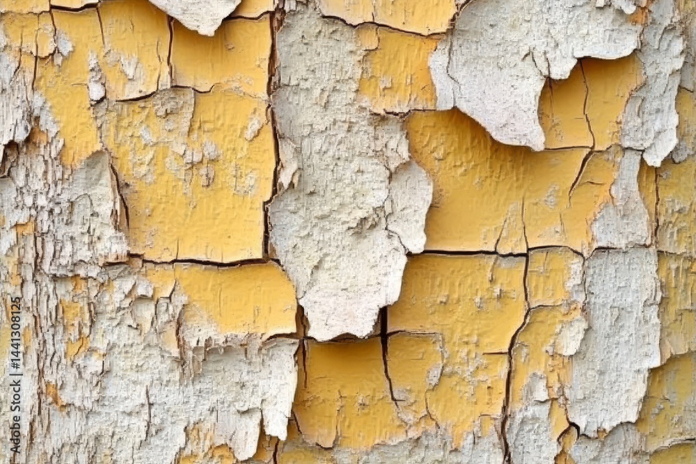 Peeling paint texture on a weathered surface. Peeling paint texture on a weathered surface.