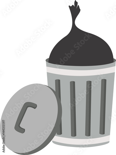 Illustration of a child cleaning