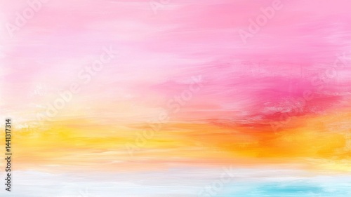 Soft Hues Sunset Landscape