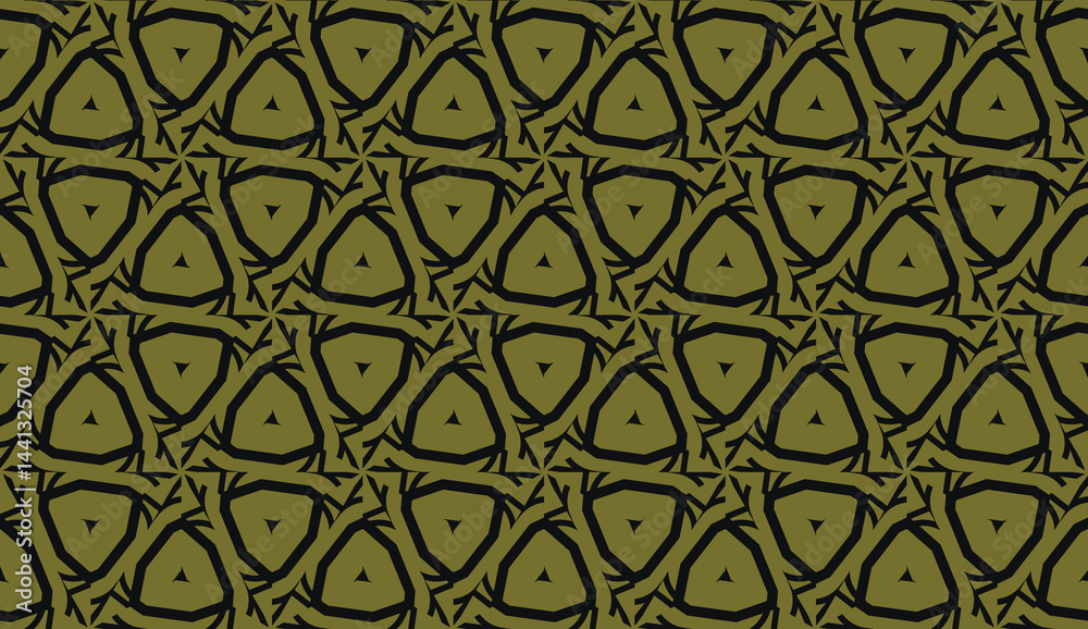 Obraz premium Curved line. Triangular style. Vector illustration.