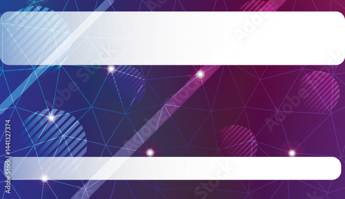 Modern elegant background with triangles, line, circle, space for text elements. Template for wallpaper, interior design, decoration, scrapbooking page. Vector illustration. Light Gradient Background.