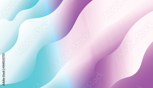 Futuristic Color Design Geometric Wave Shape. For Business Presentation Wallpaper, Flyer, Cover. Vector Illustration with Color Gradient.