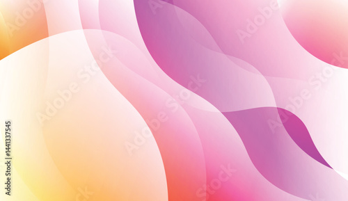 Geometric Design, Shapes. Design For Cover Page, Poster, Banner Of Websites. Vector Illustration with Color Gradient.