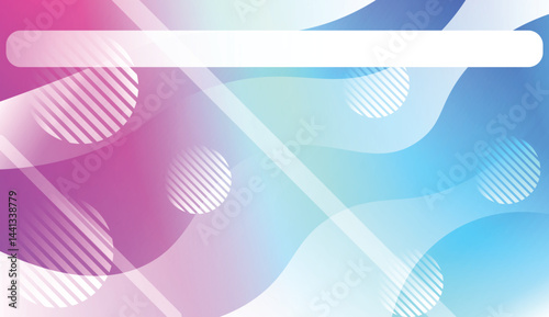 Geometric Pattern With Lines, Wave. For Your Design Ad, Banner, Cover Page. Vector Illustration with Color Gradient.