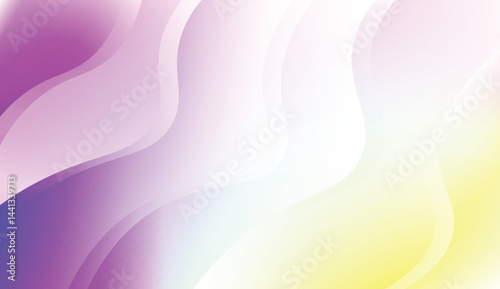 Blurred Decorative Design In Abstract Style With Wave, Curve Lines. For Elegant Pattern Cover Book. Vector Illustration with Color Gradient.