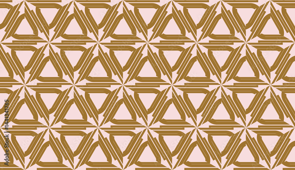 Original interior background in triangles style. Vector illustration. For you home interior wallpaper, fashion print. Light Beige color. Original interior background in triangles style. Vector illustration. For you home interior wallpaper, fashion print. Light Beige color.