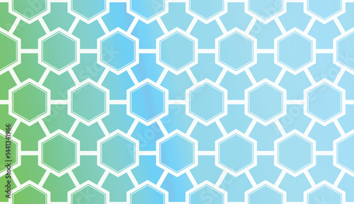 Pattern With Polygonal Geometric Elements. Vector Illustration. Template For Wallpaper, Interior Design, Decoration, Scrapbooking Page. Gradient Background