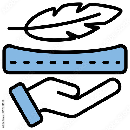 Comfort Blue Black Icon
