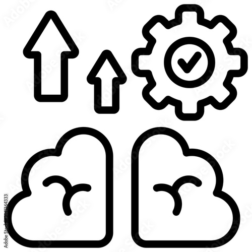 Neuroplasticity Outline Icon