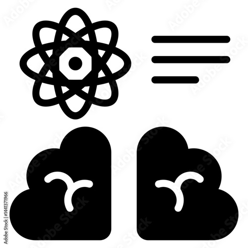 Neuroscience Glyph Icon