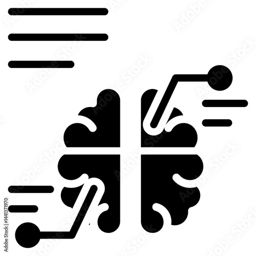 Neural Decoding Glyph Icon