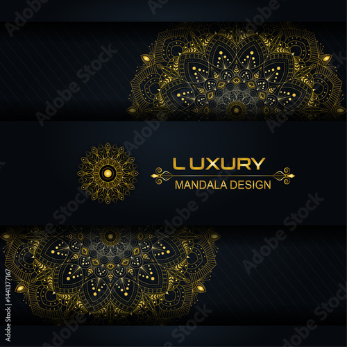 Traditional floral luxury ornament mandala design | Woven Circles of Eternity: A Mandala Depiction of Cosmic Harmony, Interconnectedness, and the Spiritual Grace Found in Ornamented Geometry