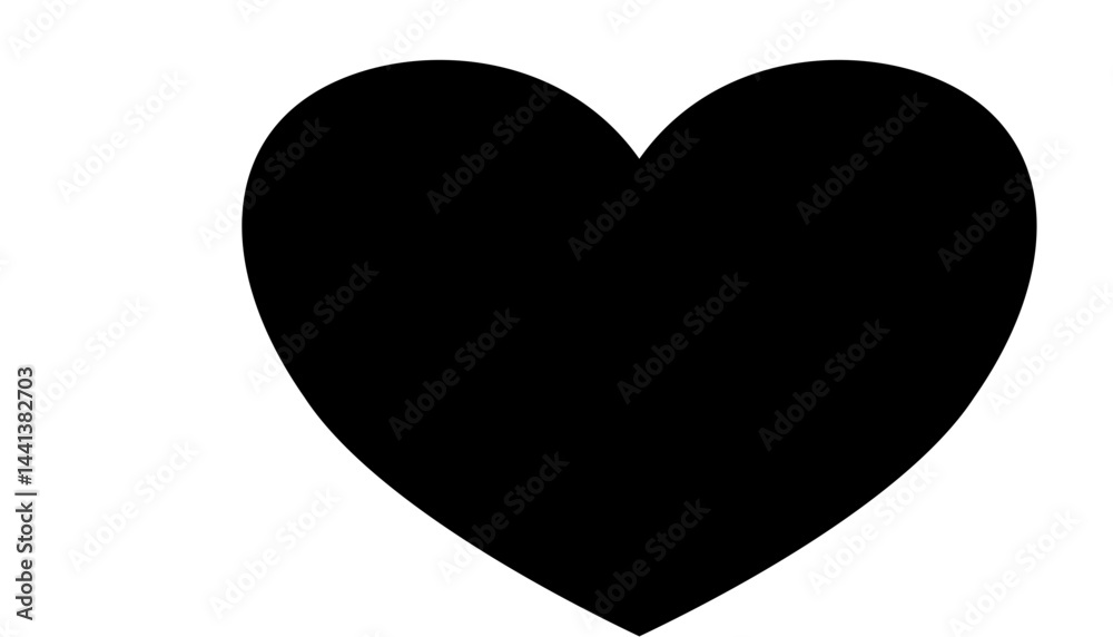 Simple heart icon on white background, minimalistic symbol for love. Simple heart icon on white background, minimalistic symbol for love.