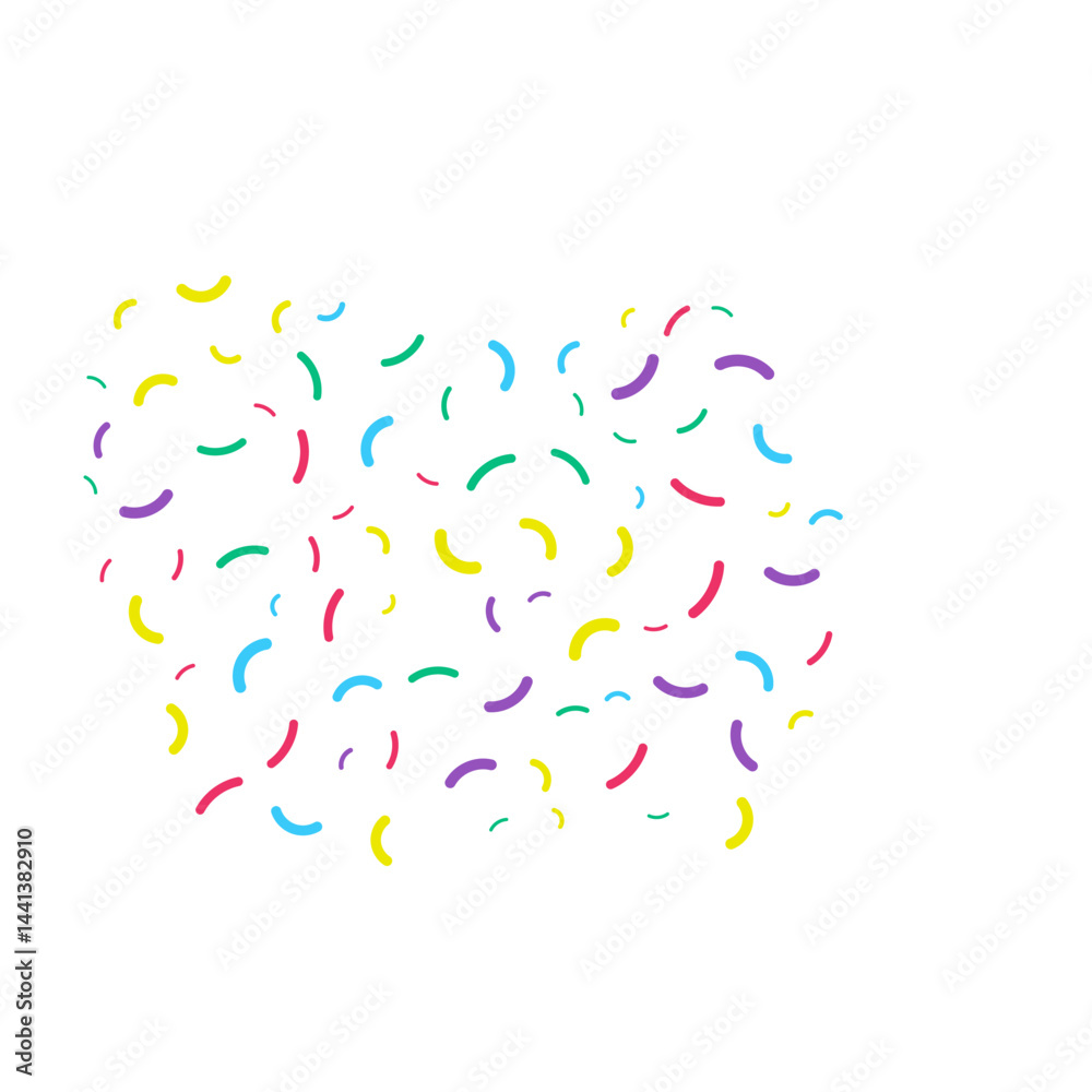 Fototapeta premium Minimalist Decoration Party Confetti