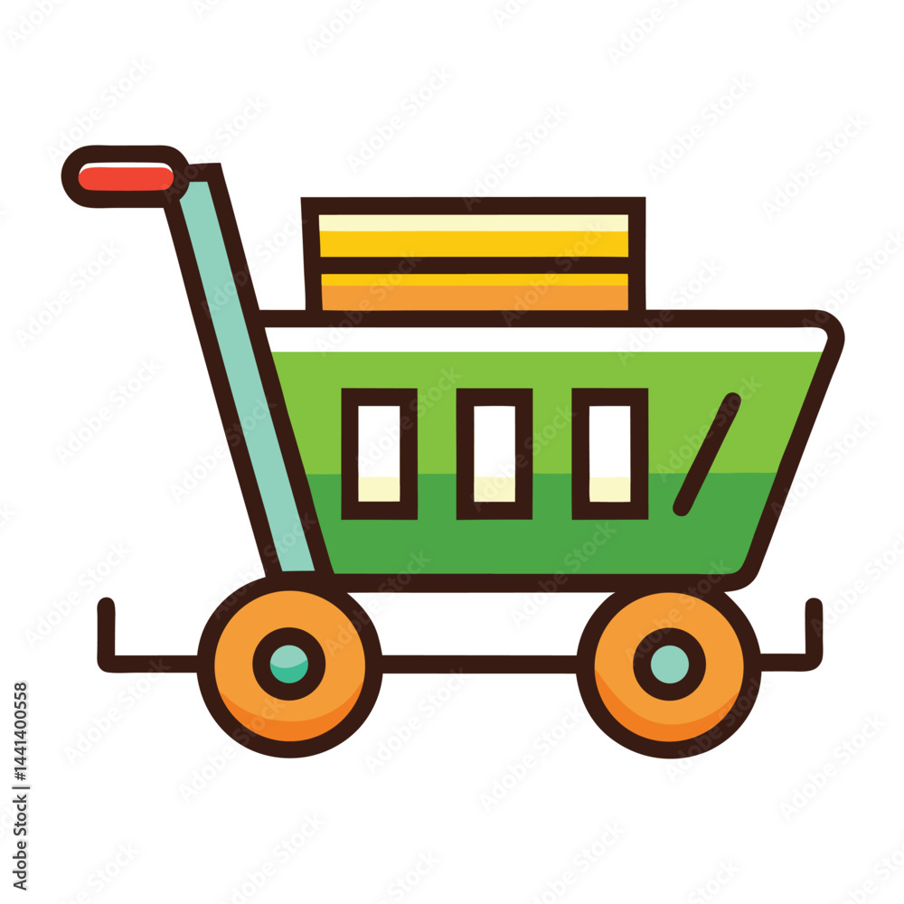 Cart icon set isolated on white Cart icon set isolated on white