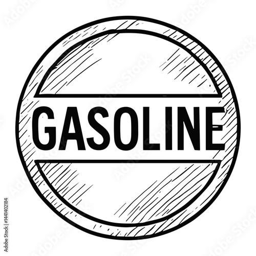 Gasoline Sign