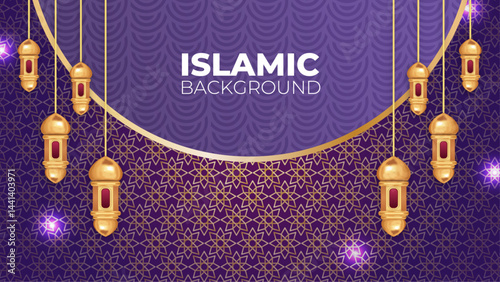 Gradient illustration for islamic new year celebration