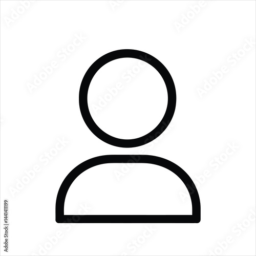 Essential Identity: Minimalist User Icon