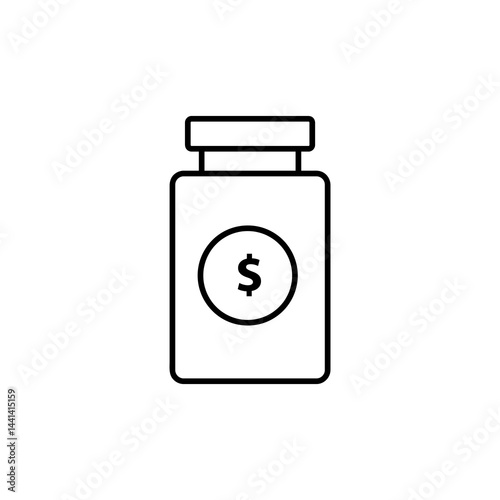 Business Remedy icon line, vector simple illustration for web and app..eps