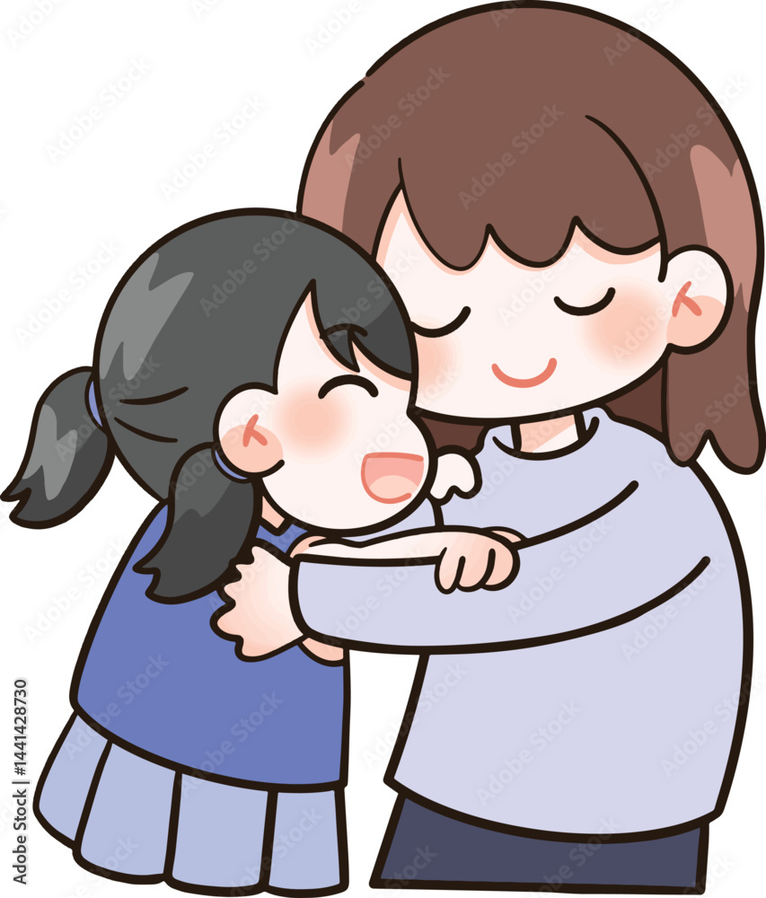 mother and daughter hugging clip art mother and daughter hugging clip art