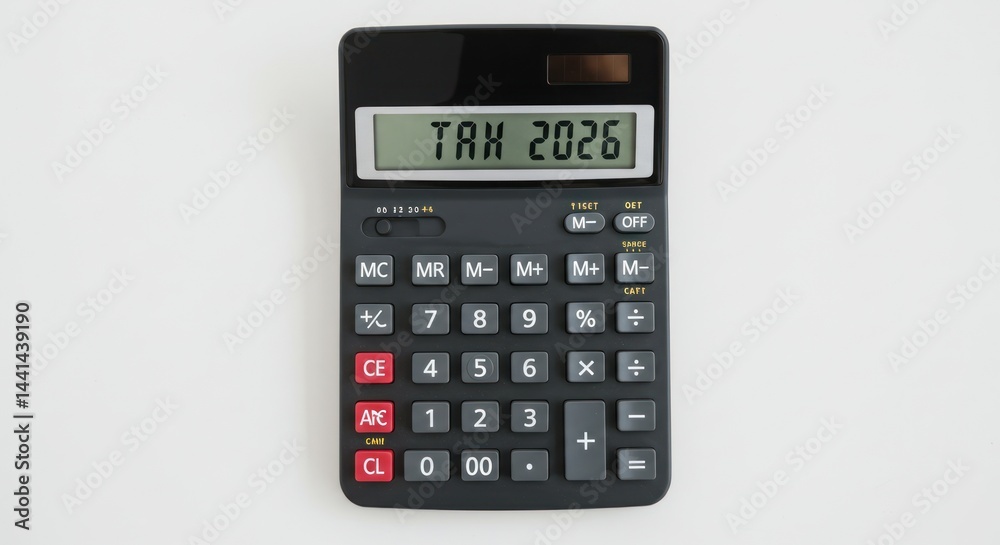 Black calculator displays Black calculator displays