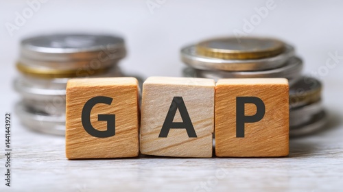 Wooden block with the word on it representing continuation failure icon concept in financial trading
