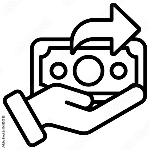 Spending Outline Icon