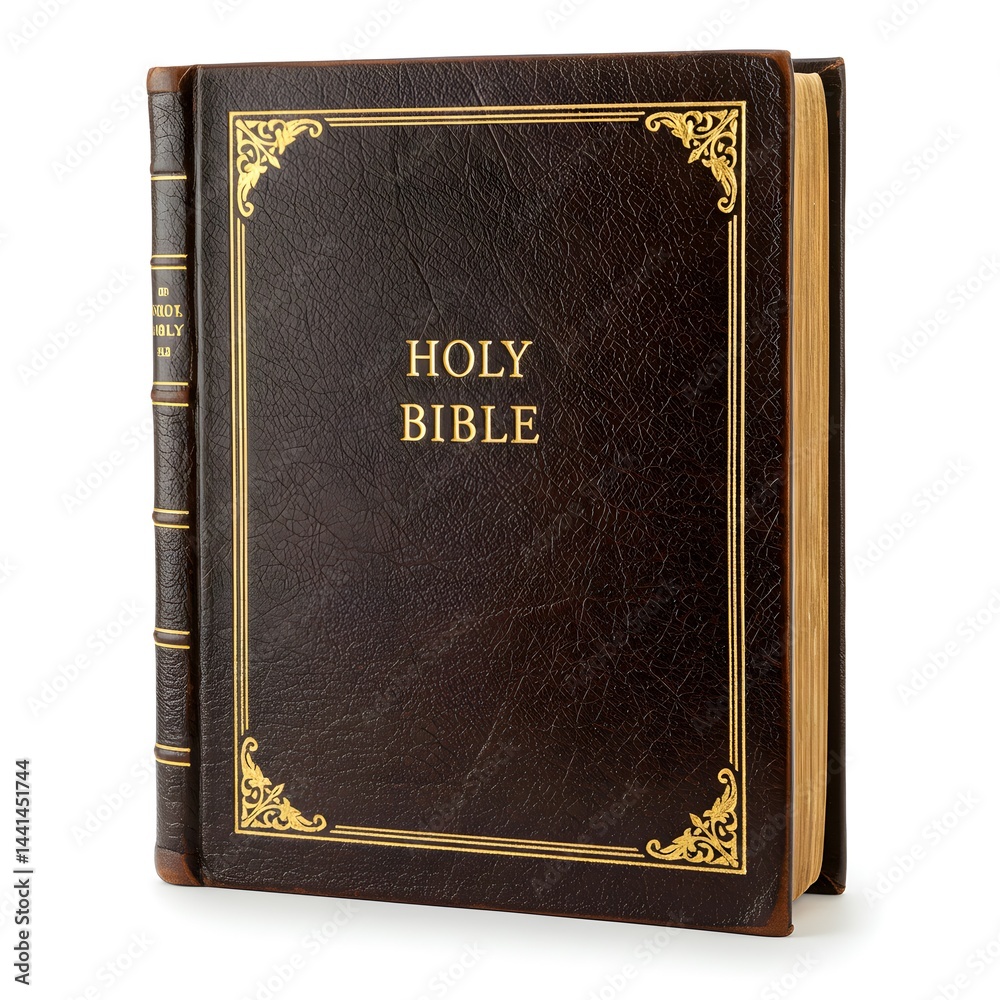 Fototapeta premium Holy Bible A Timeless Guide to Faith, Spirituality, and Religious Texts