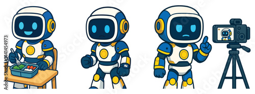 Robot Brainstorming and Content Creation Set