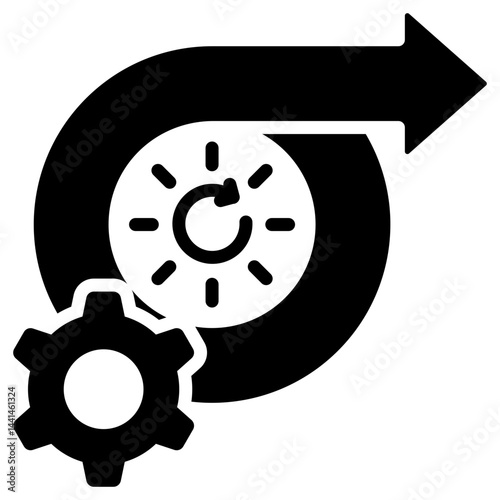 Long Term Glyph Icon