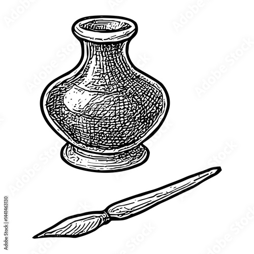 ink pot