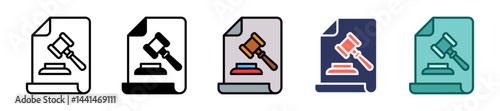 Court Order multiple icon