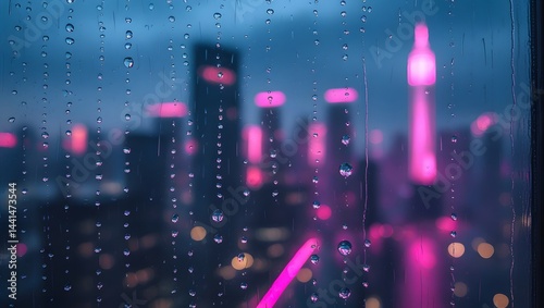 modern night city view